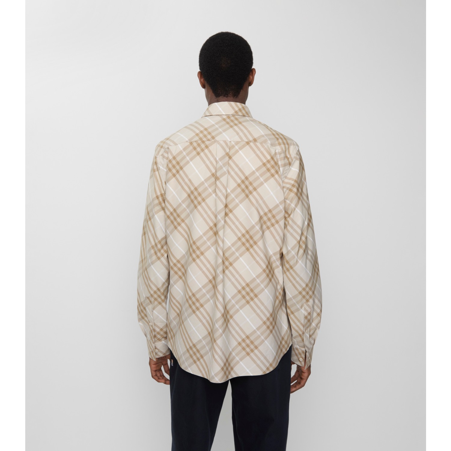 Relaxed Fit Check Cotton Shirt