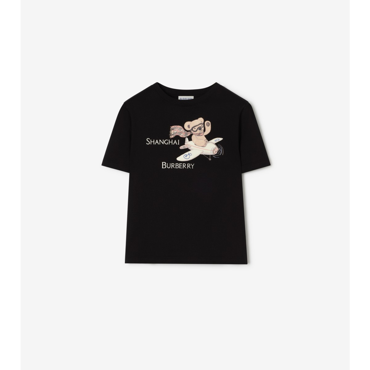  Check Shanghai Bear Cotton T-shirt