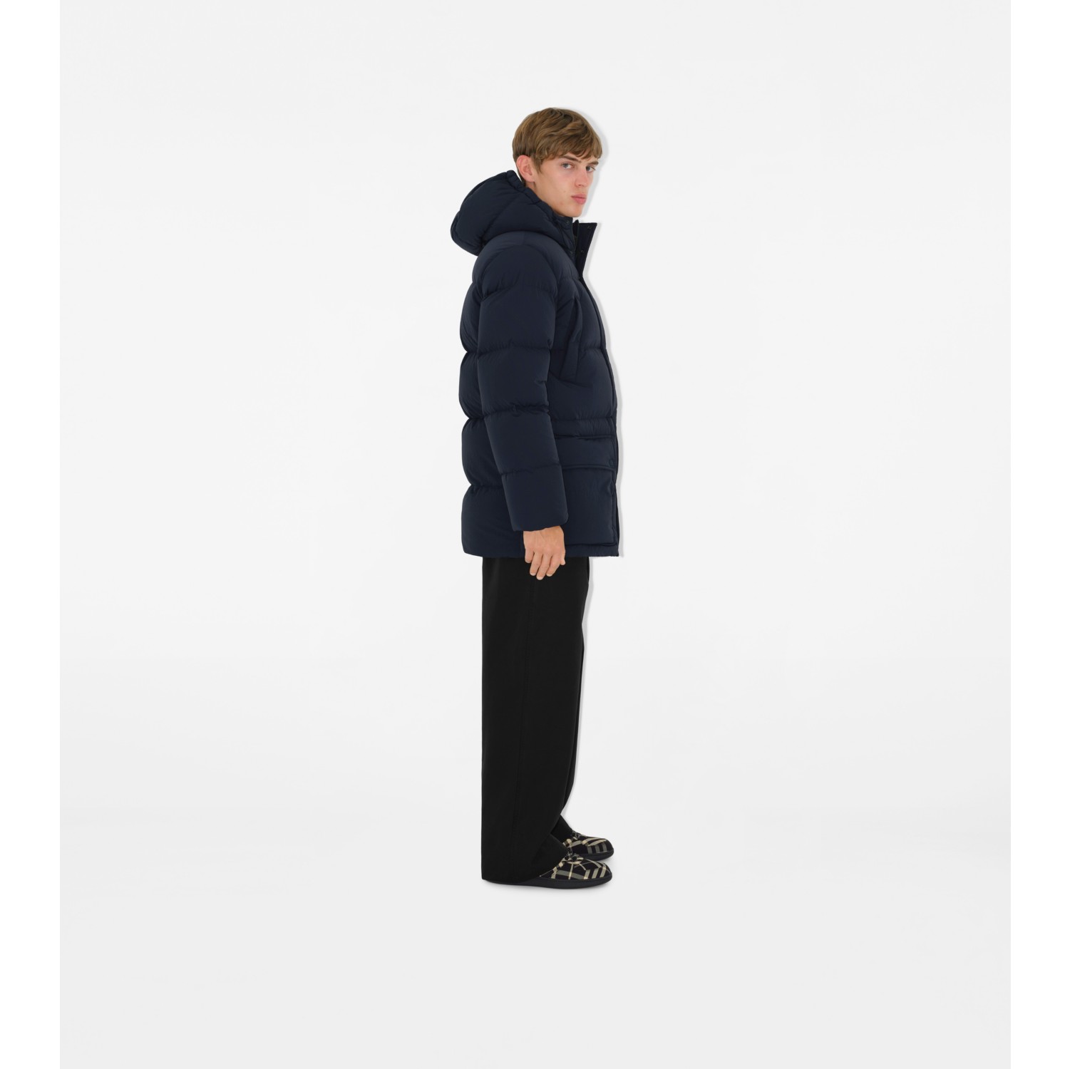 Nylon Puffer Coat