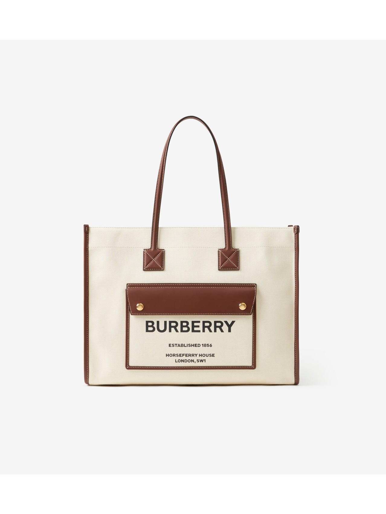 Burberry, Bags, Burberry Signature Logo Shoulder Bag Totes