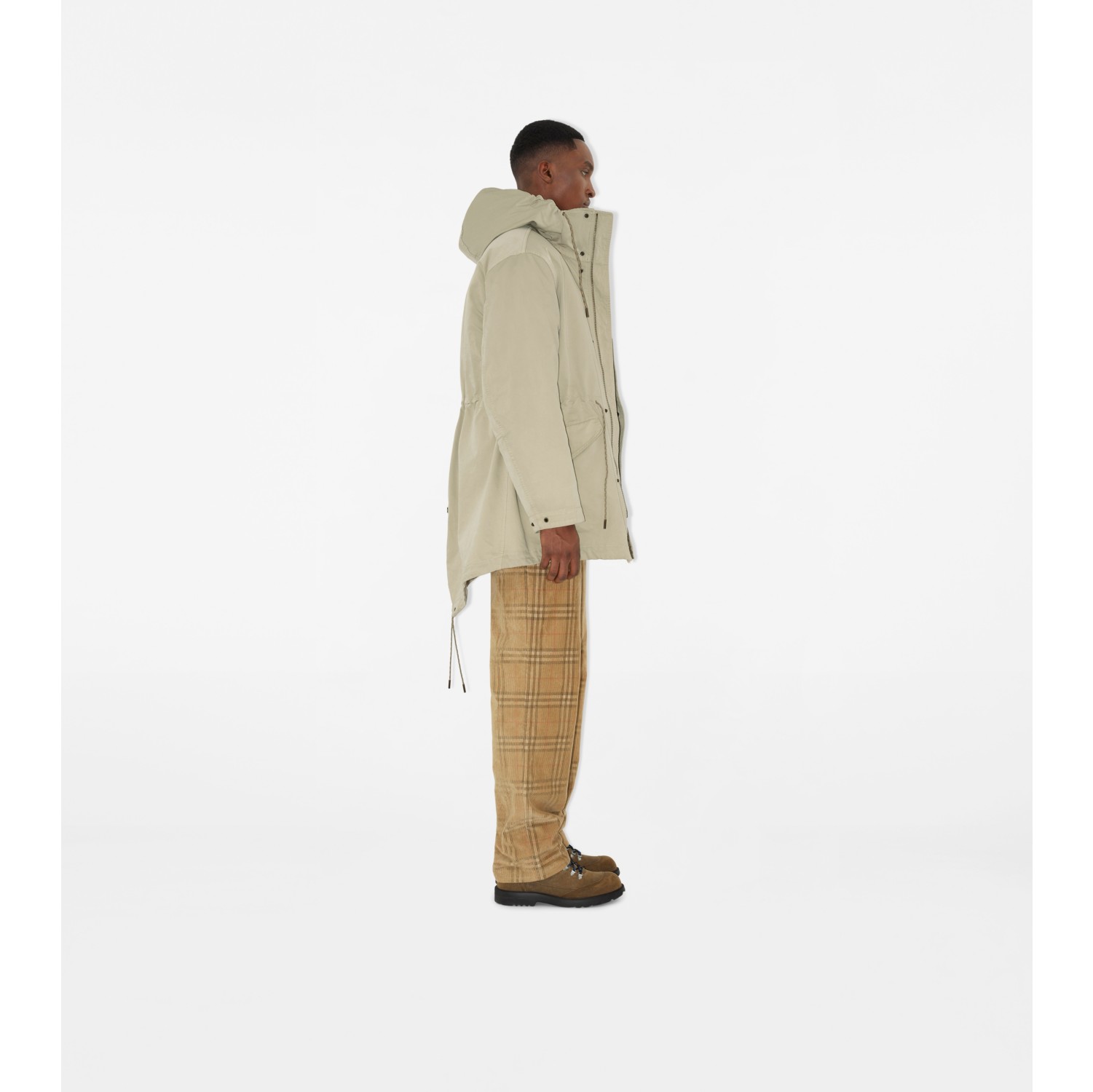 Detachable Warmer Nylon Blend Parka