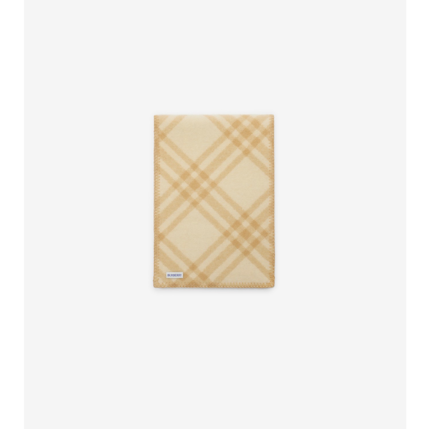 Check Wool Scarf