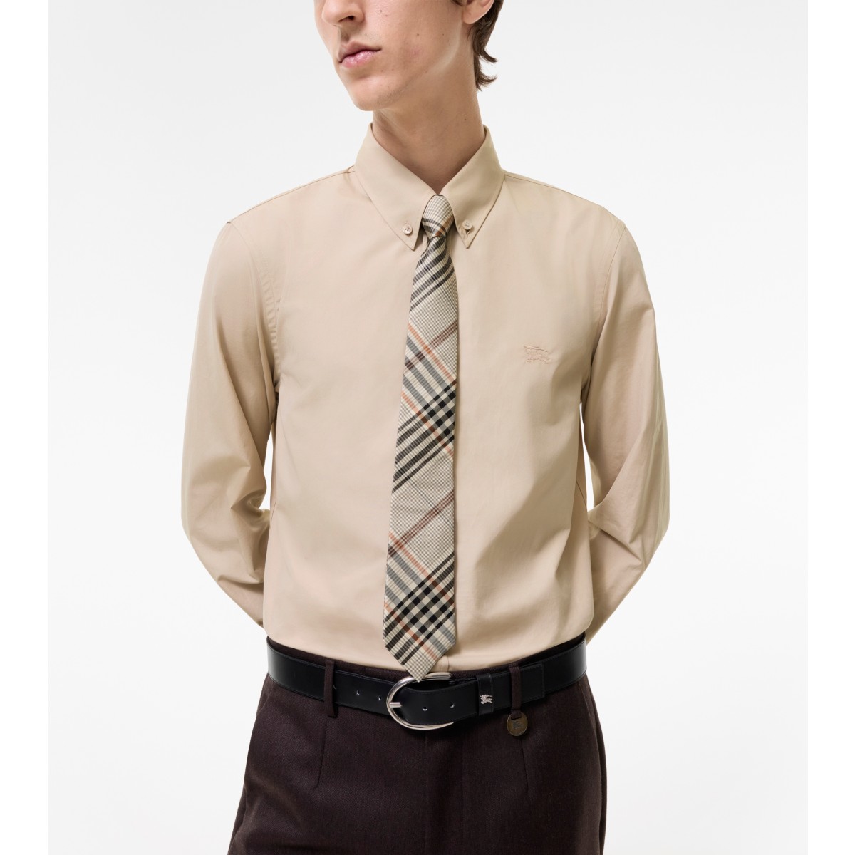  Check Silk Tie