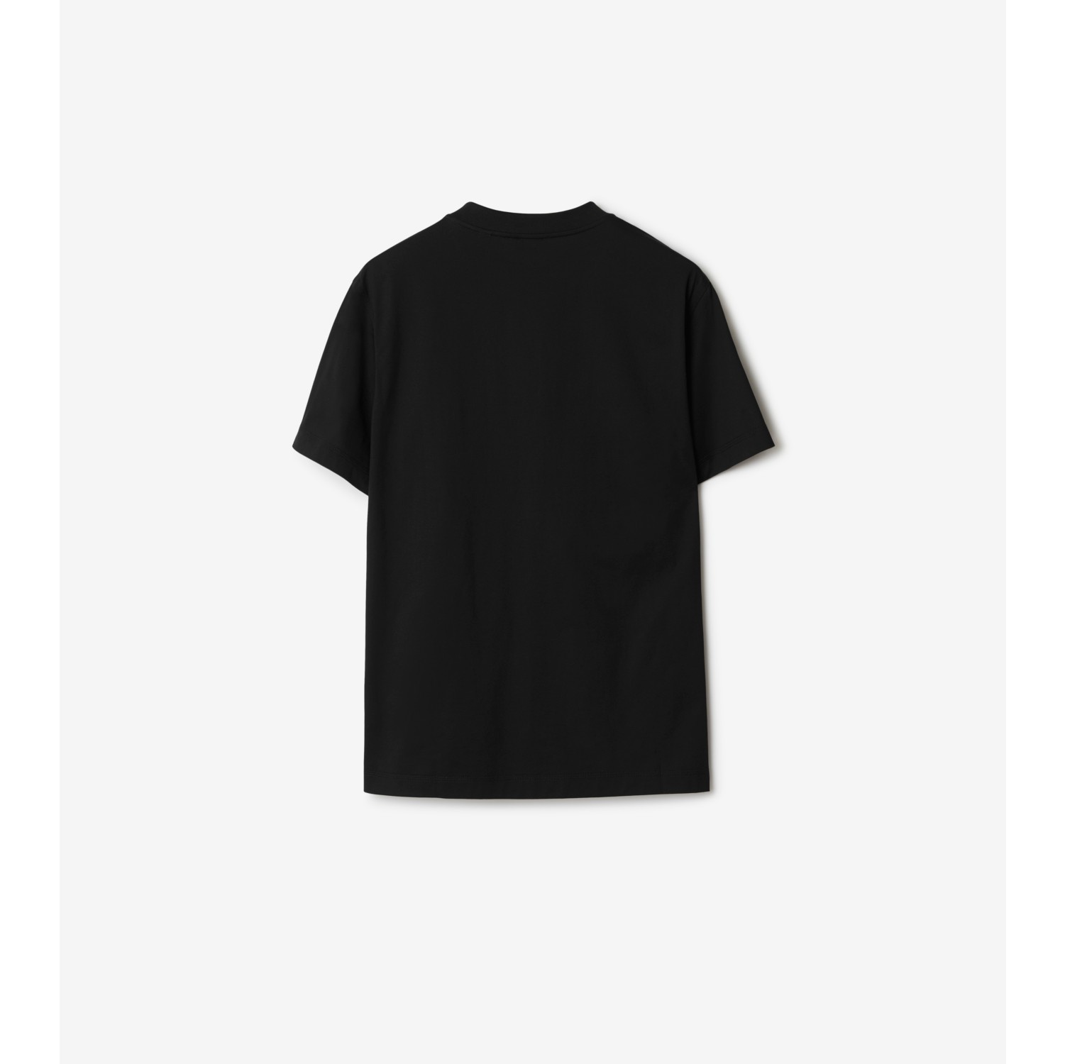 Cotton T-shirt in Black - Men | Burberry® Official