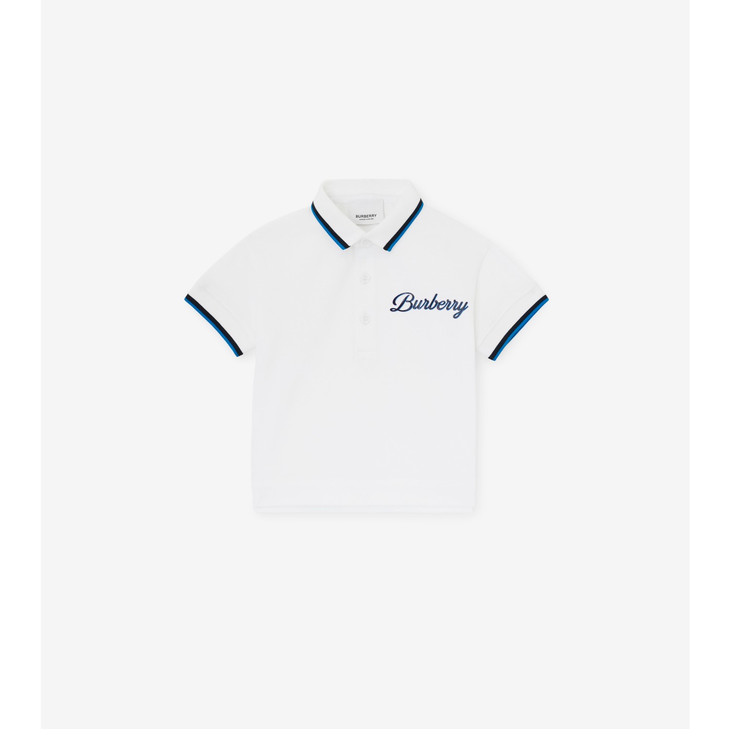 Burberry polo shirt logo sale