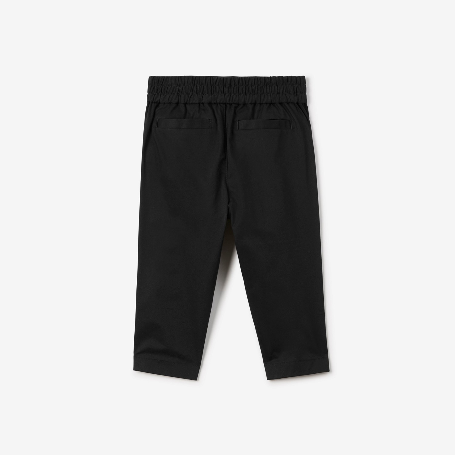 Pantalones chinos en algodón con EKD (Negro) - Niños | Burberry® oficial