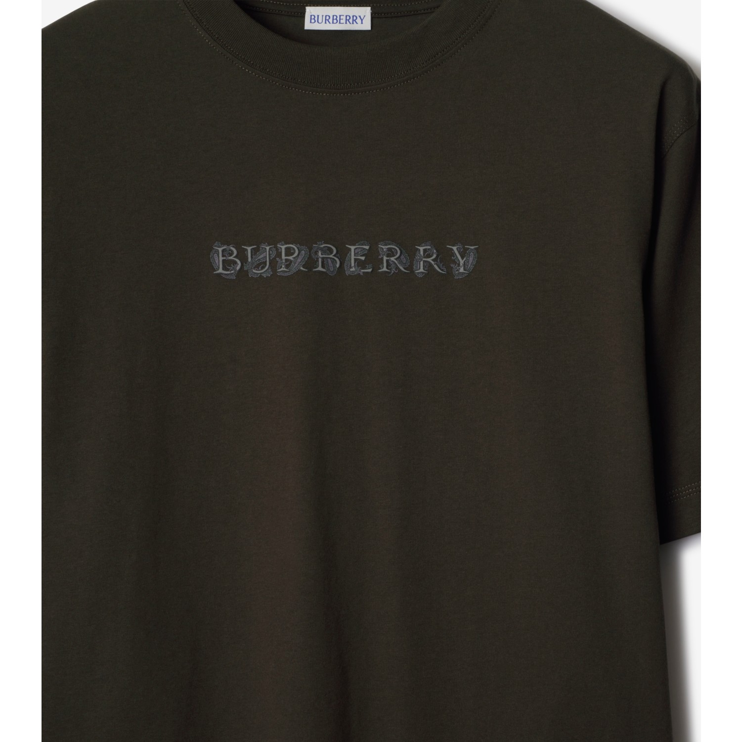 Burberry check logo t shirt deals