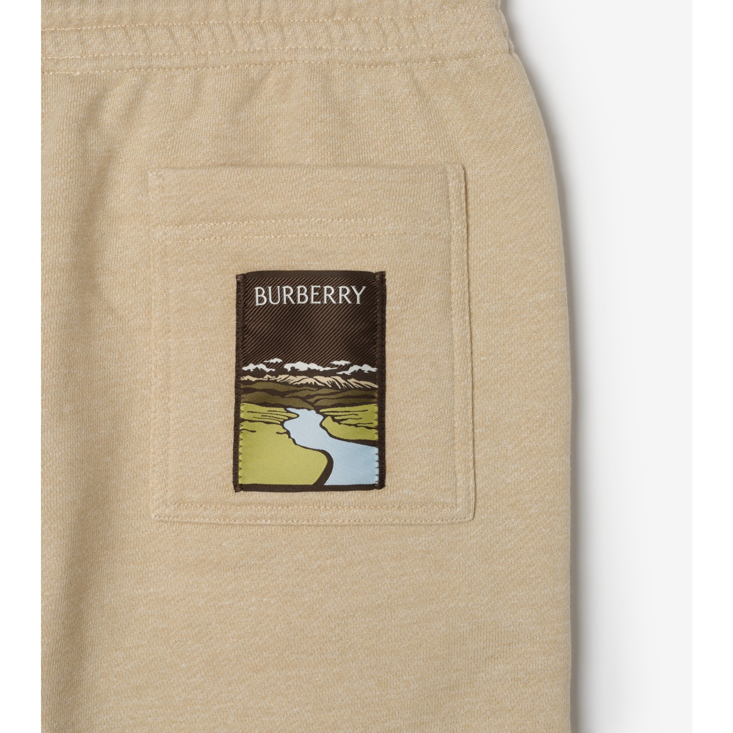 Landscape Label Cotton Jogging Pants