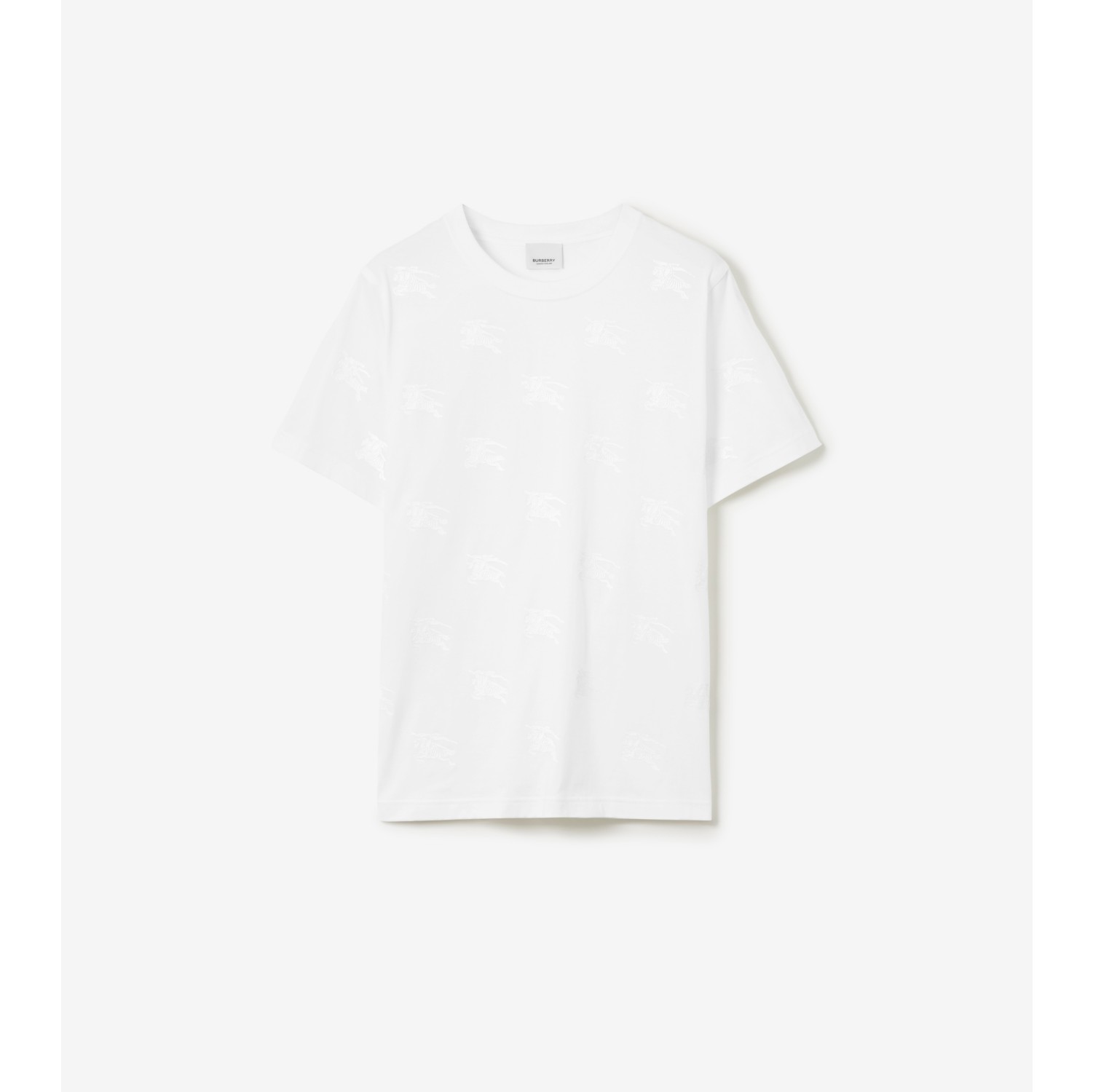 EKD Cotton T shirt in White Women Burberry Official