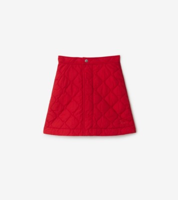 Minijupe matelassée en nylon (Pillar) - Femme | Site officiel Burberry®