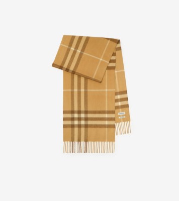 Check Cashmere Scarf