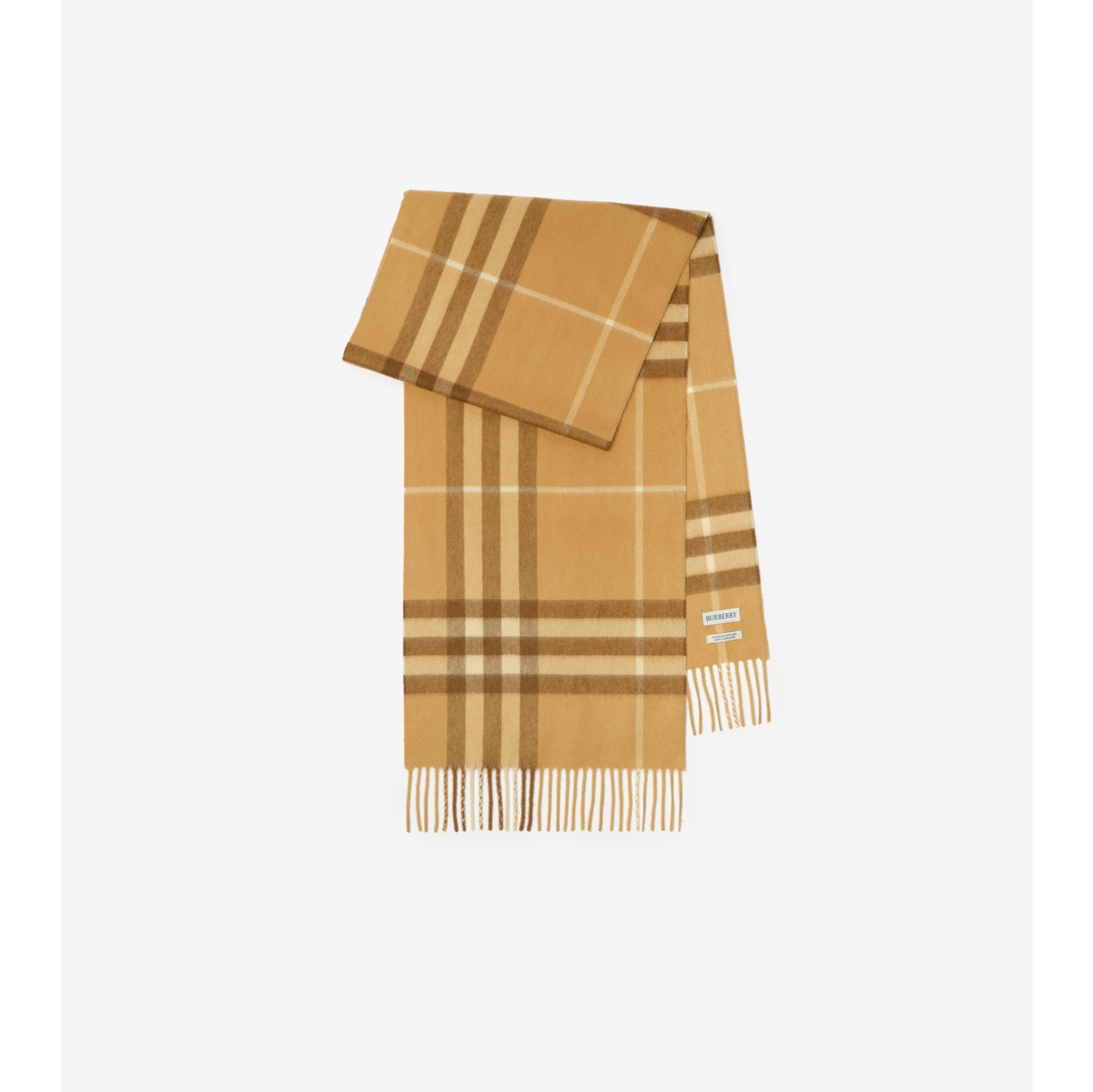 Check Cashmere Scarf