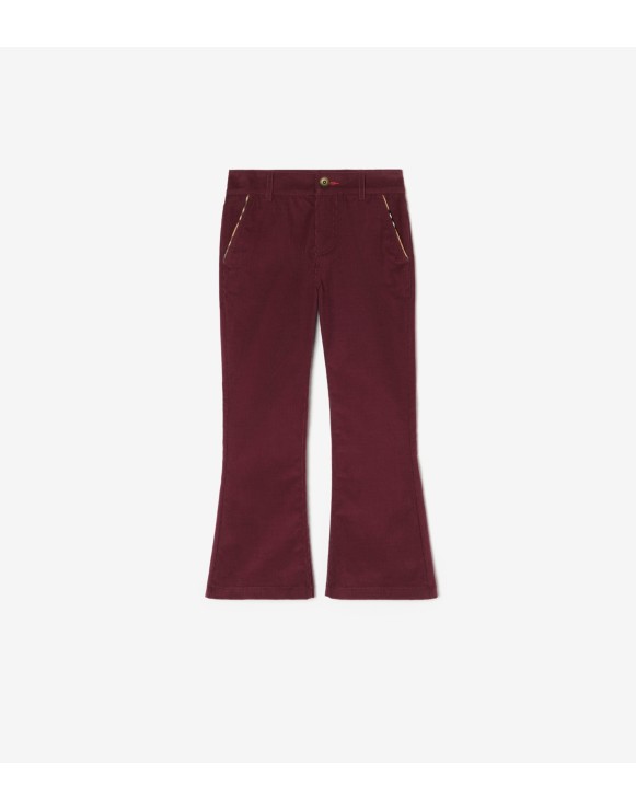 Corduroy Flared Trousers