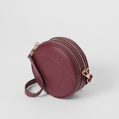 burberry round leather louise bag