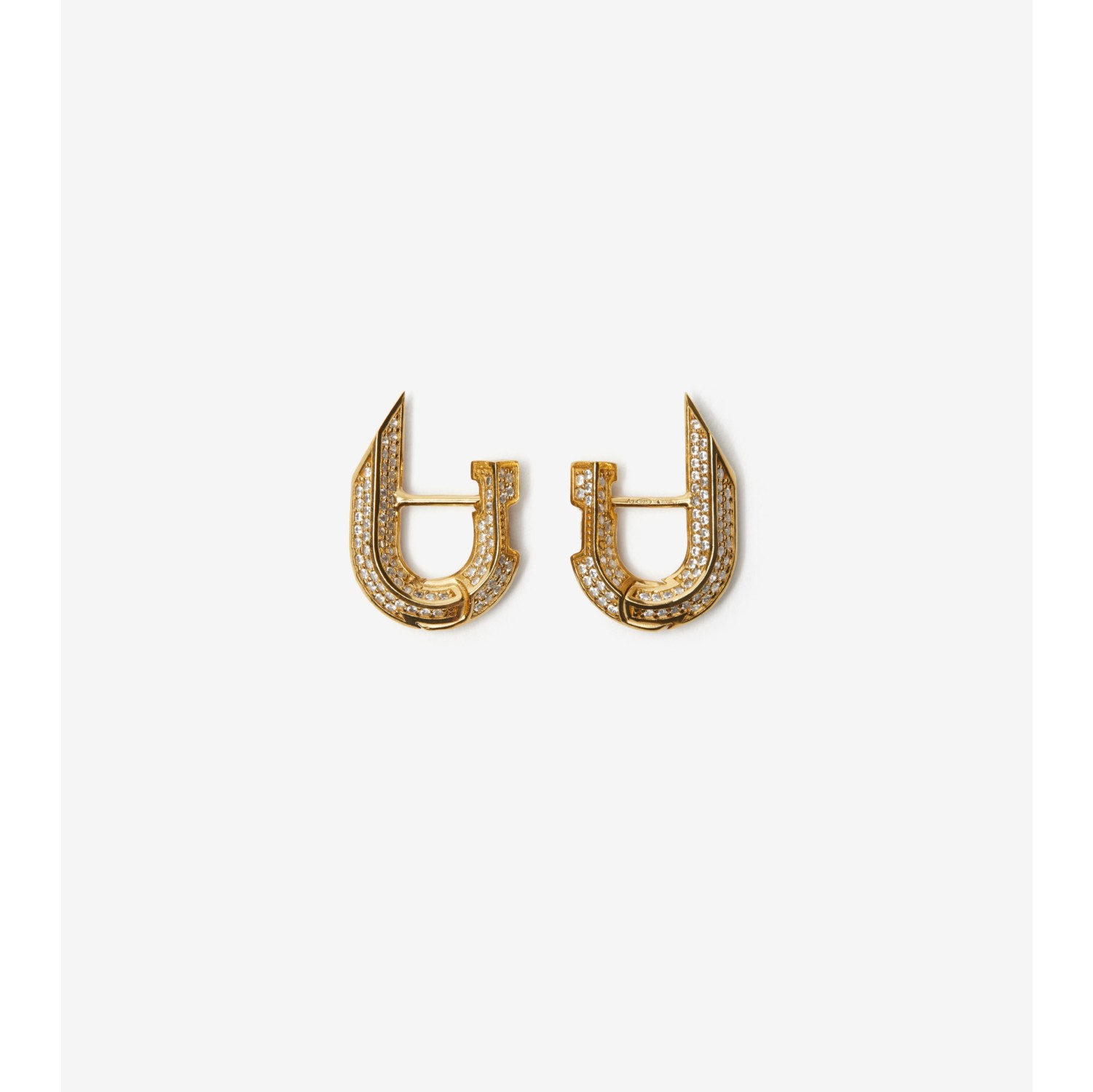 Spiked on sale horseshoe earrings