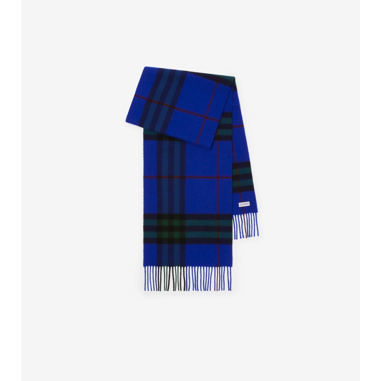 Check Cashmere Scarf in Knight | Burberry® Official