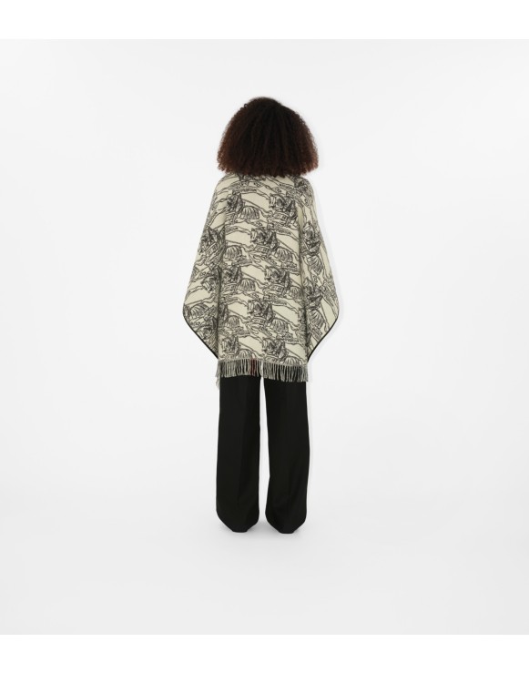 Reversible EKD Check Wool Cape