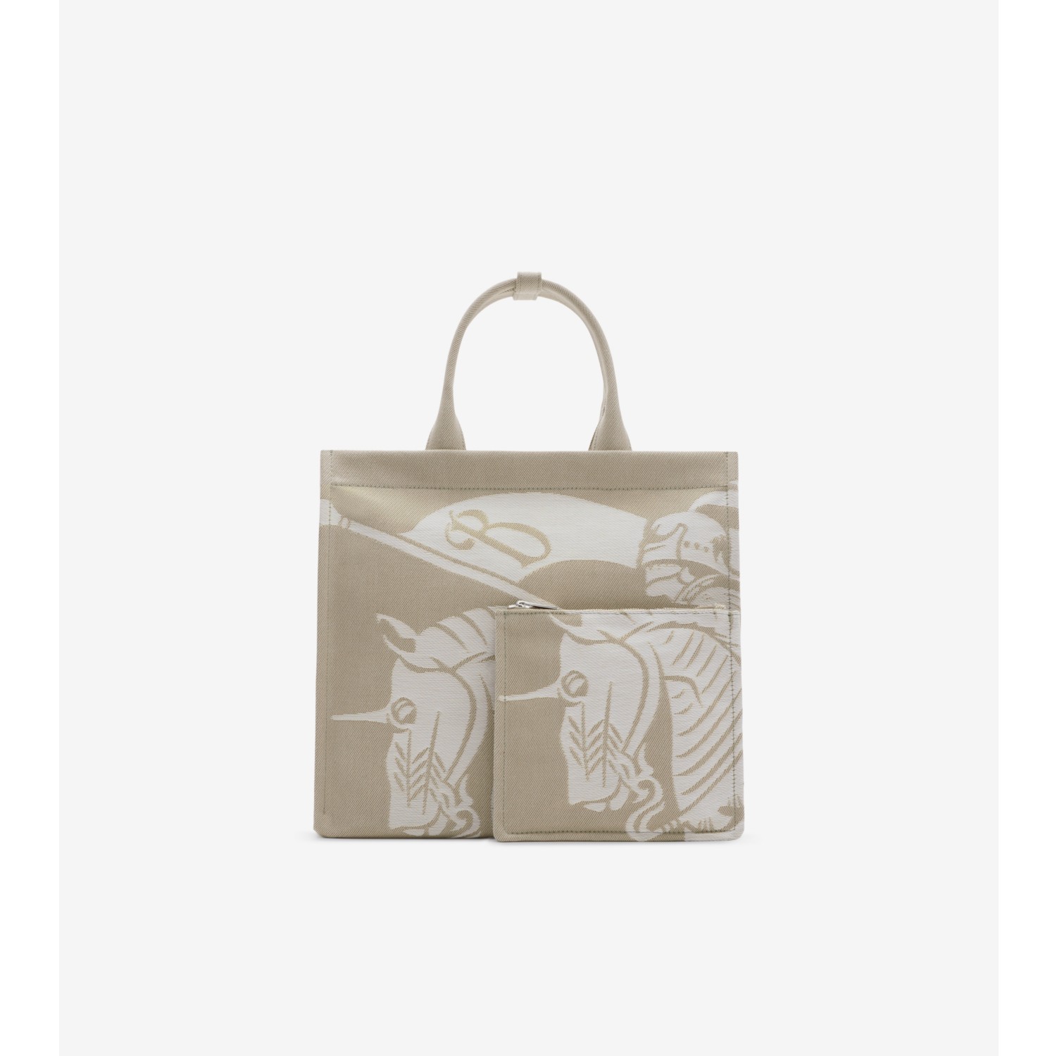 Small EKD Canvas Tote in Hunter - Women | Burberry® Official