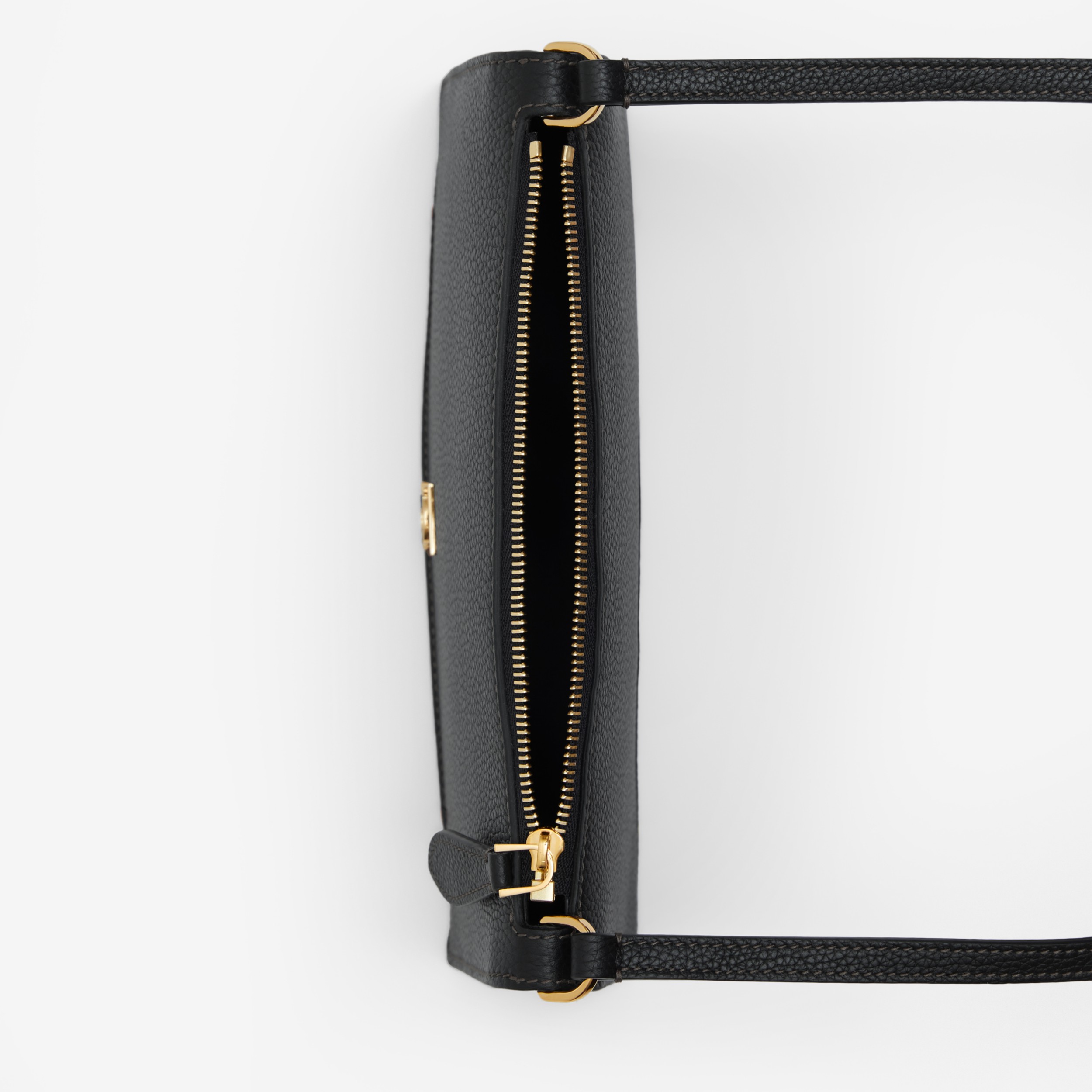 Bolso de hombro TB mini en piel granulada (Negro) - Mujer | Burberry® oficial - 4