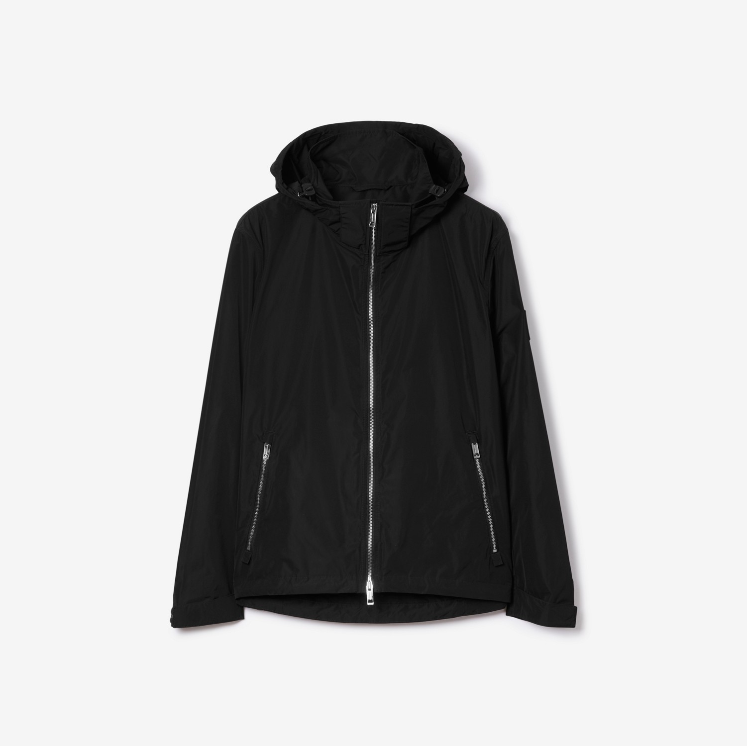 Packaway Hood Shape-memory Taffeta Jacket in Black - Men | Burberry® Official