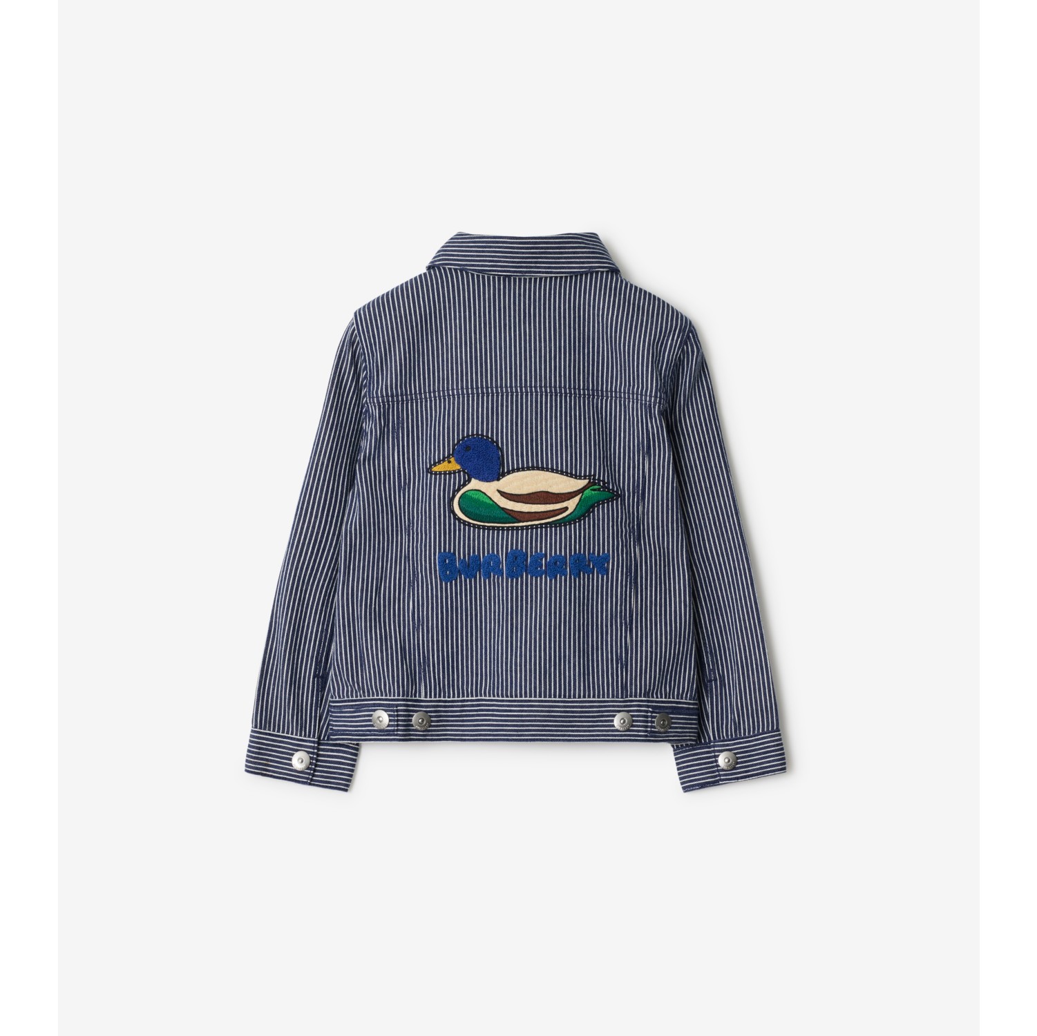 Giacca in denim a righe