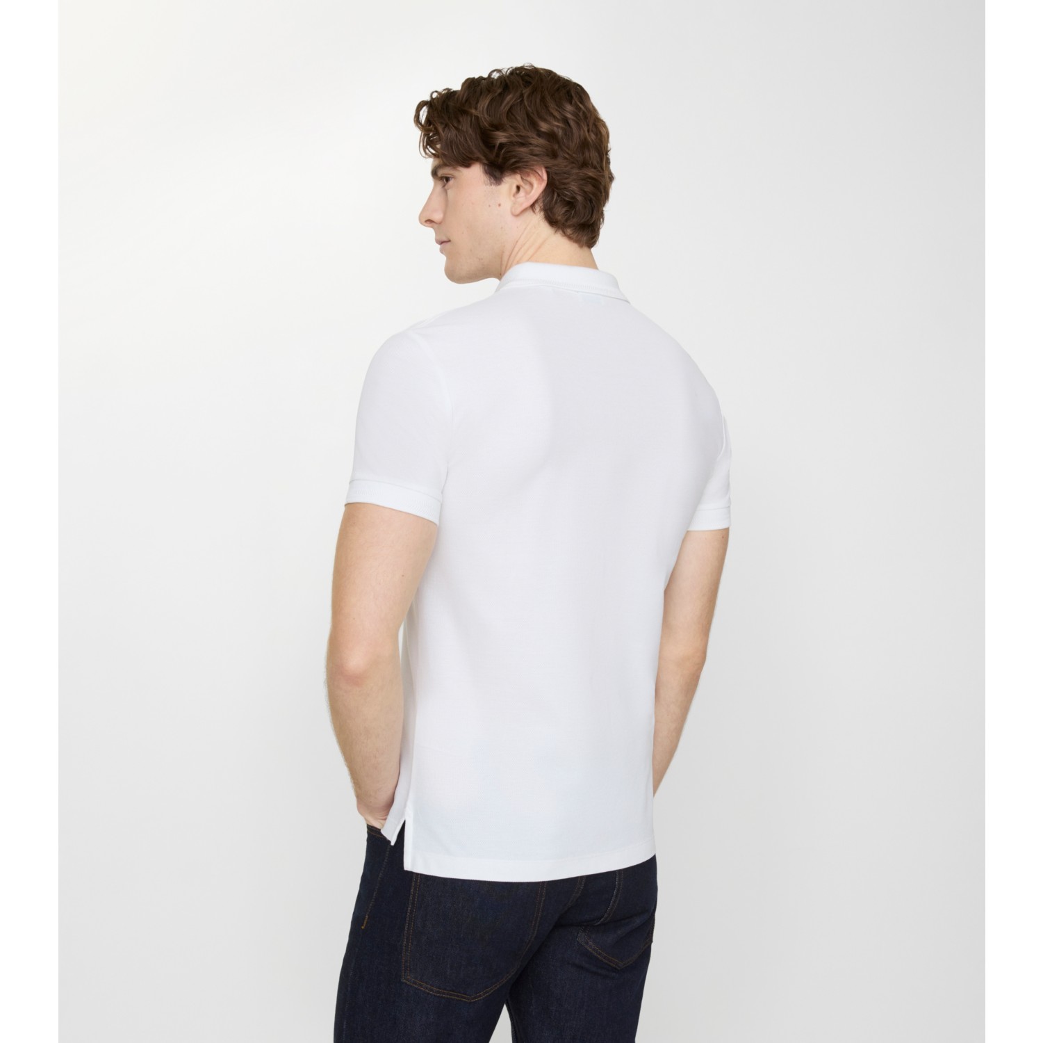 Burberry ホワイト ポロシャツ XXL Cotton Polo Shirt in White - Men | Burberry® Official