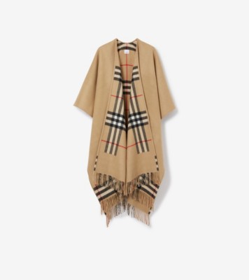 Burberry reversible store wool cape