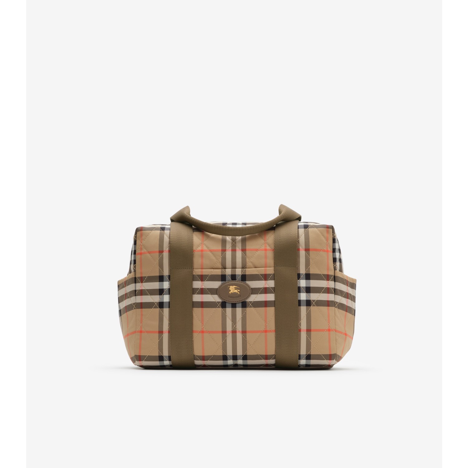 Bolso cambiador de bebé en nailon Check