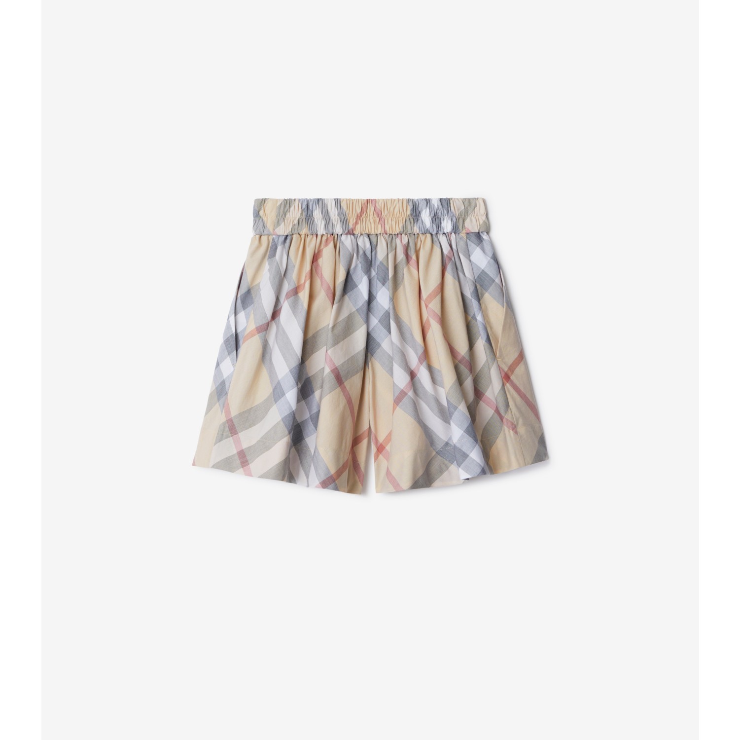 Baumwollshorts in Check