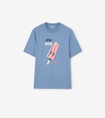 アイスローリー コットンTシャツ (コーンフラワーブルー) - メンズ