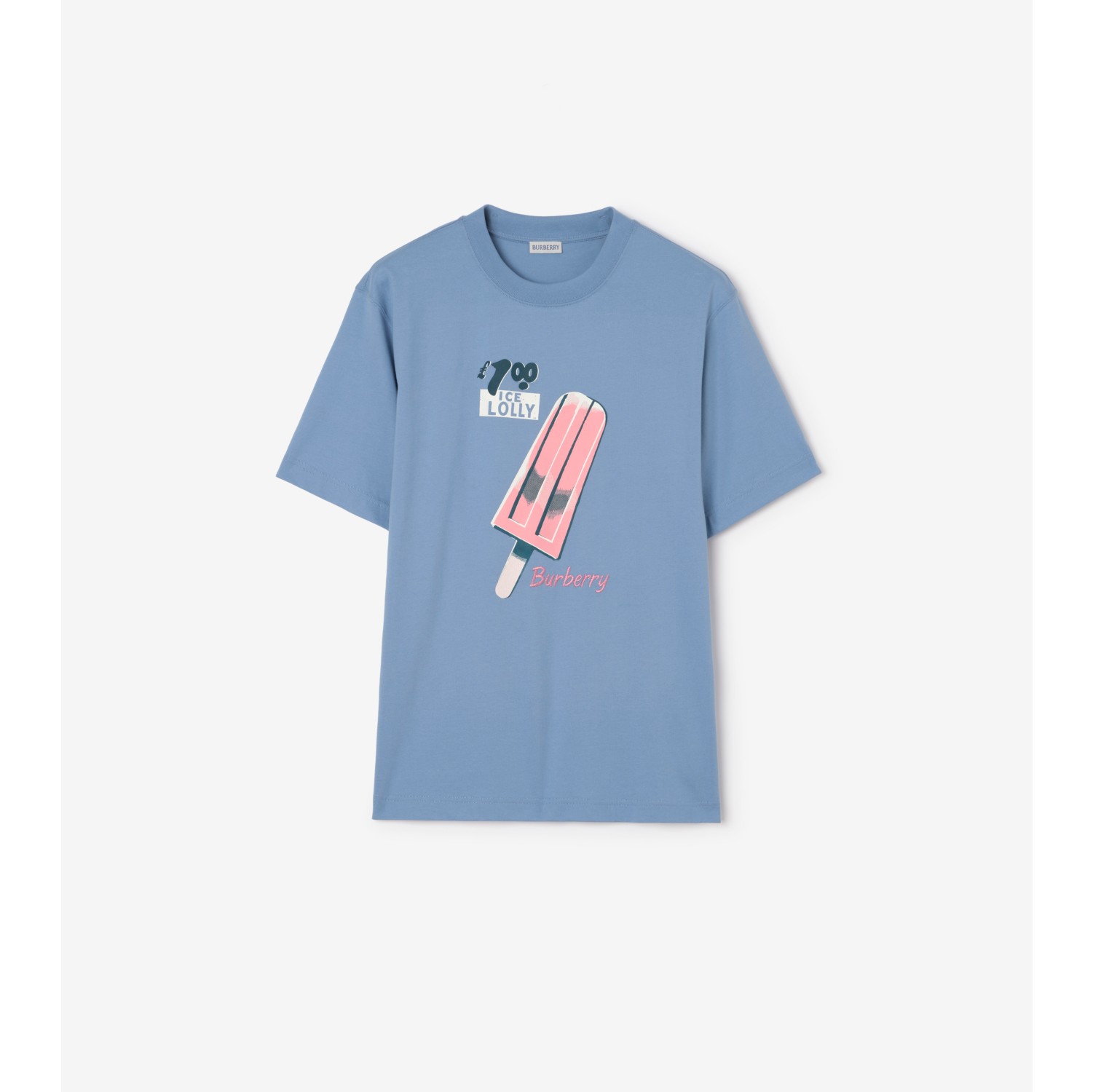 Ice Lolly Cotton T-shirt in Cornflower blue - Men | Burberry® Official