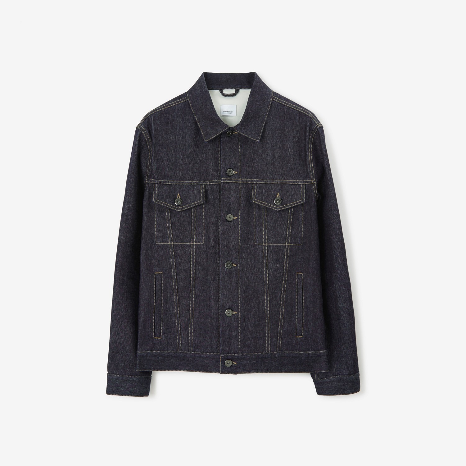 Japanese Denim Jacket in Indigo - Men | Burberry® Official