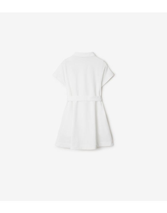 Cotton Polo Shirt Dress