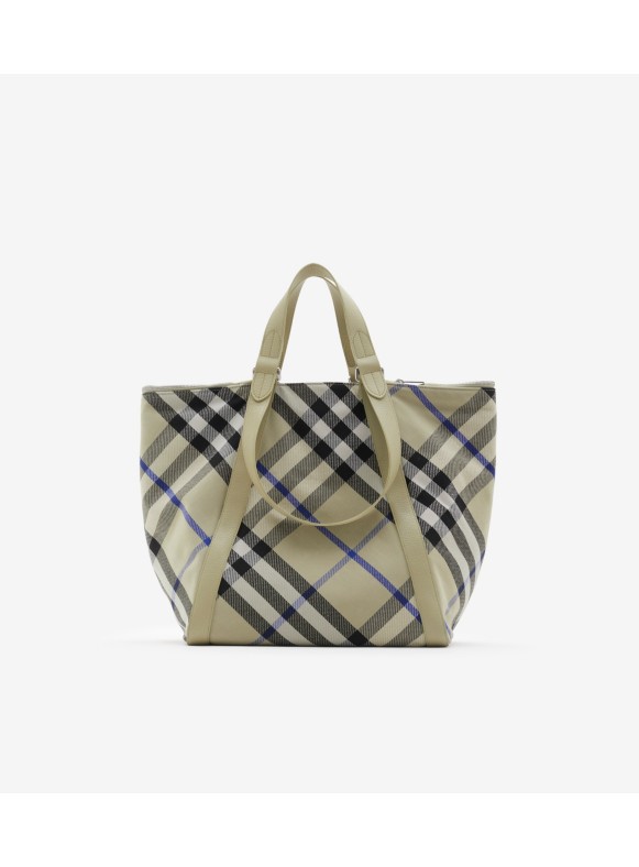 トート | キャンバス＆レザー | Burberry® 公式サイト