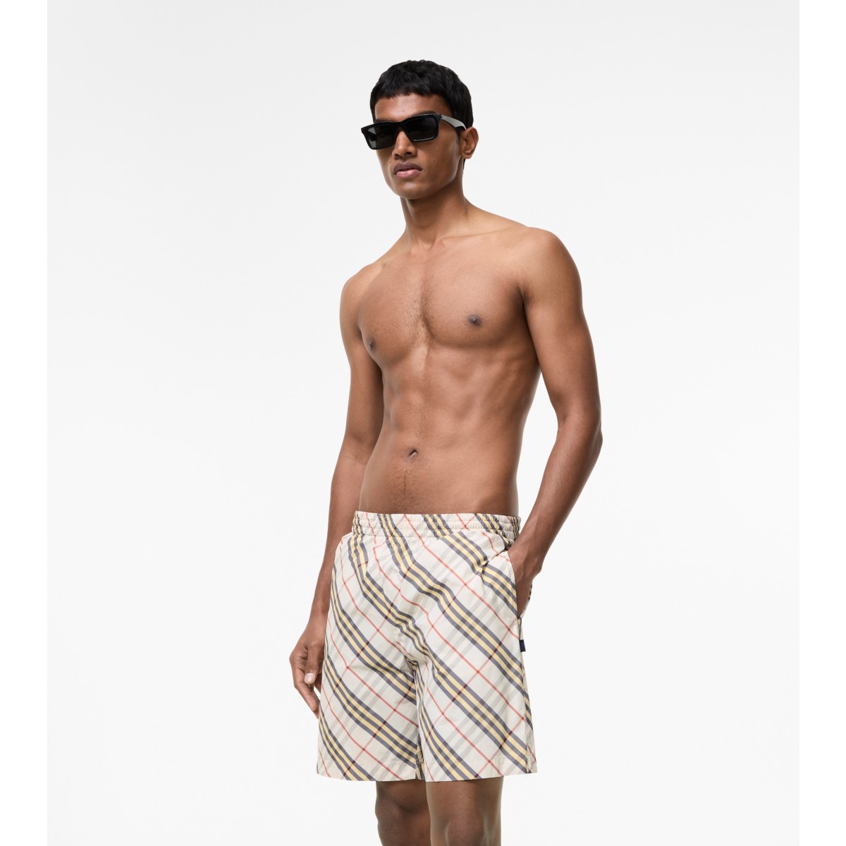  Check Swim Shorts