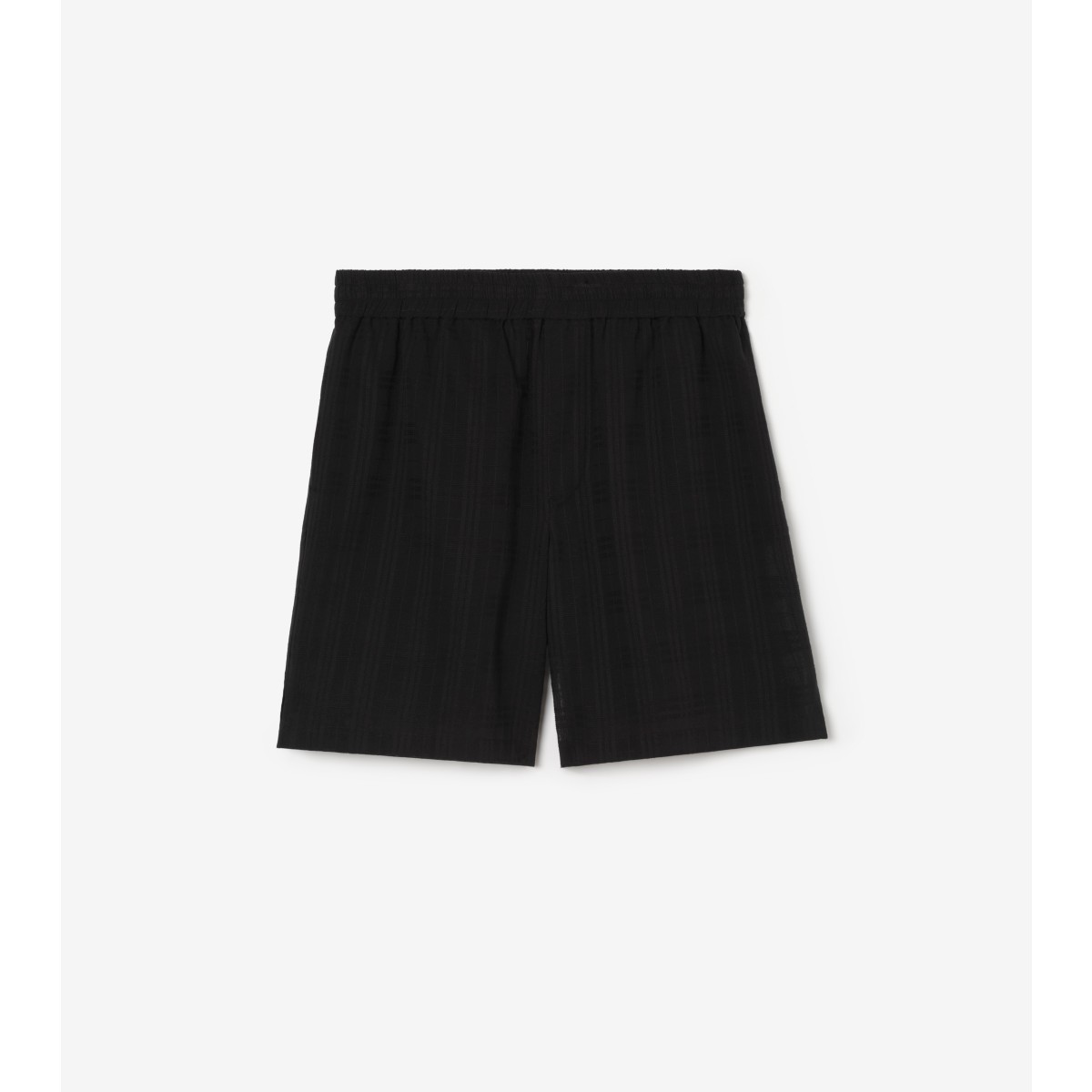  Check Cotton Voile Shorts