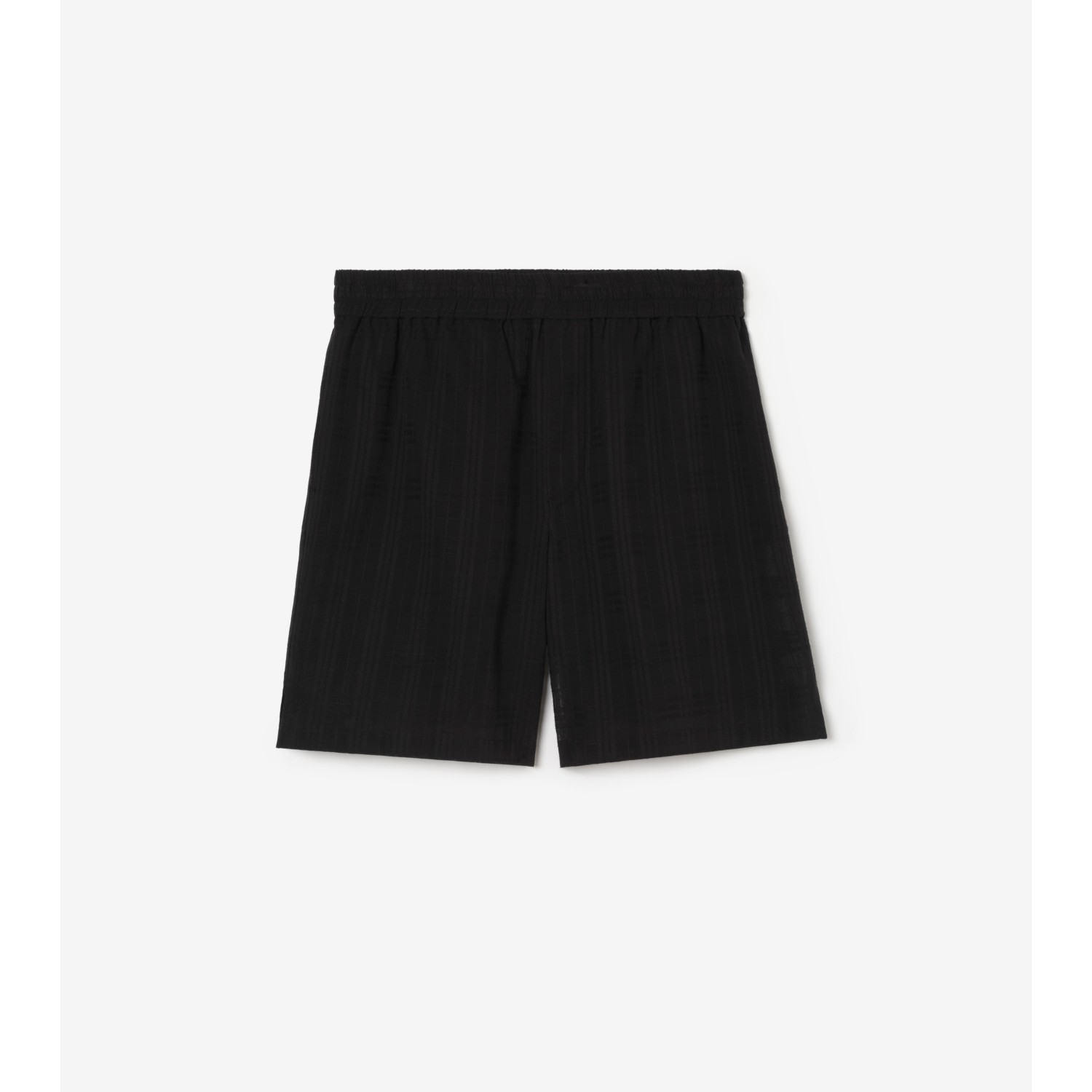 Check Cotton Voile Shorts