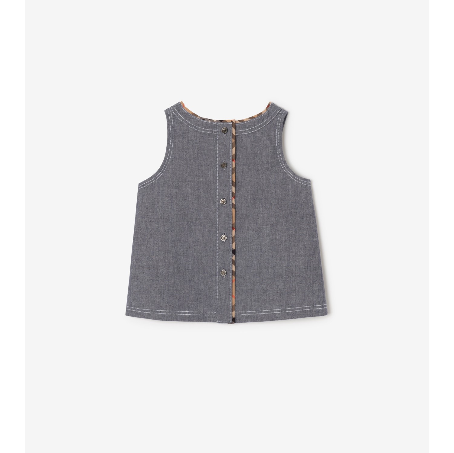 Cotton Chambray Dress