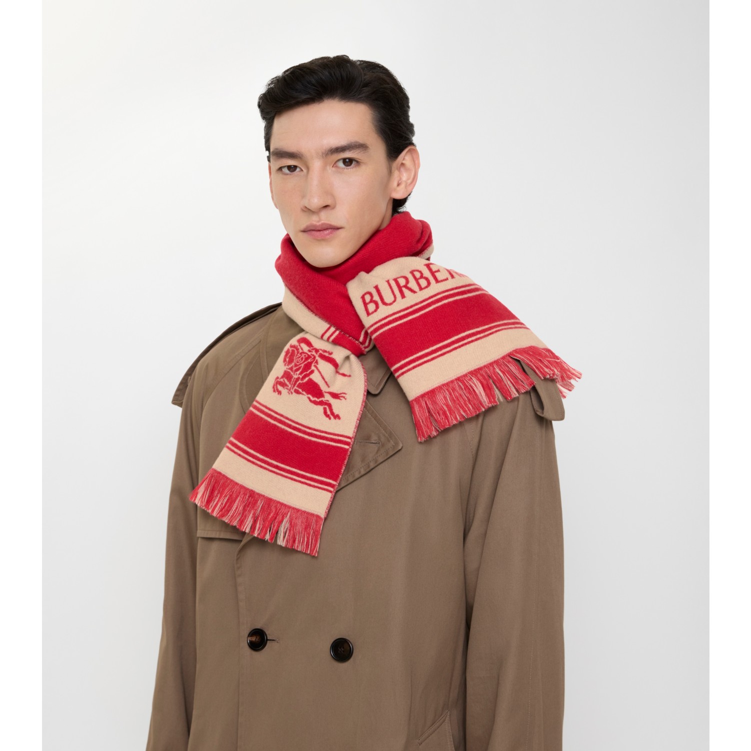 EKD Striped Wool Scarf