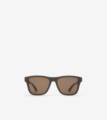 Burberry グレー系ラウンドサングラス ケース付き D547DAA1-CF76-4864-81FE-