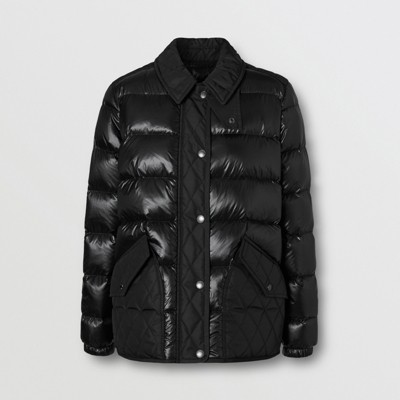 burberry short quilted jacket
