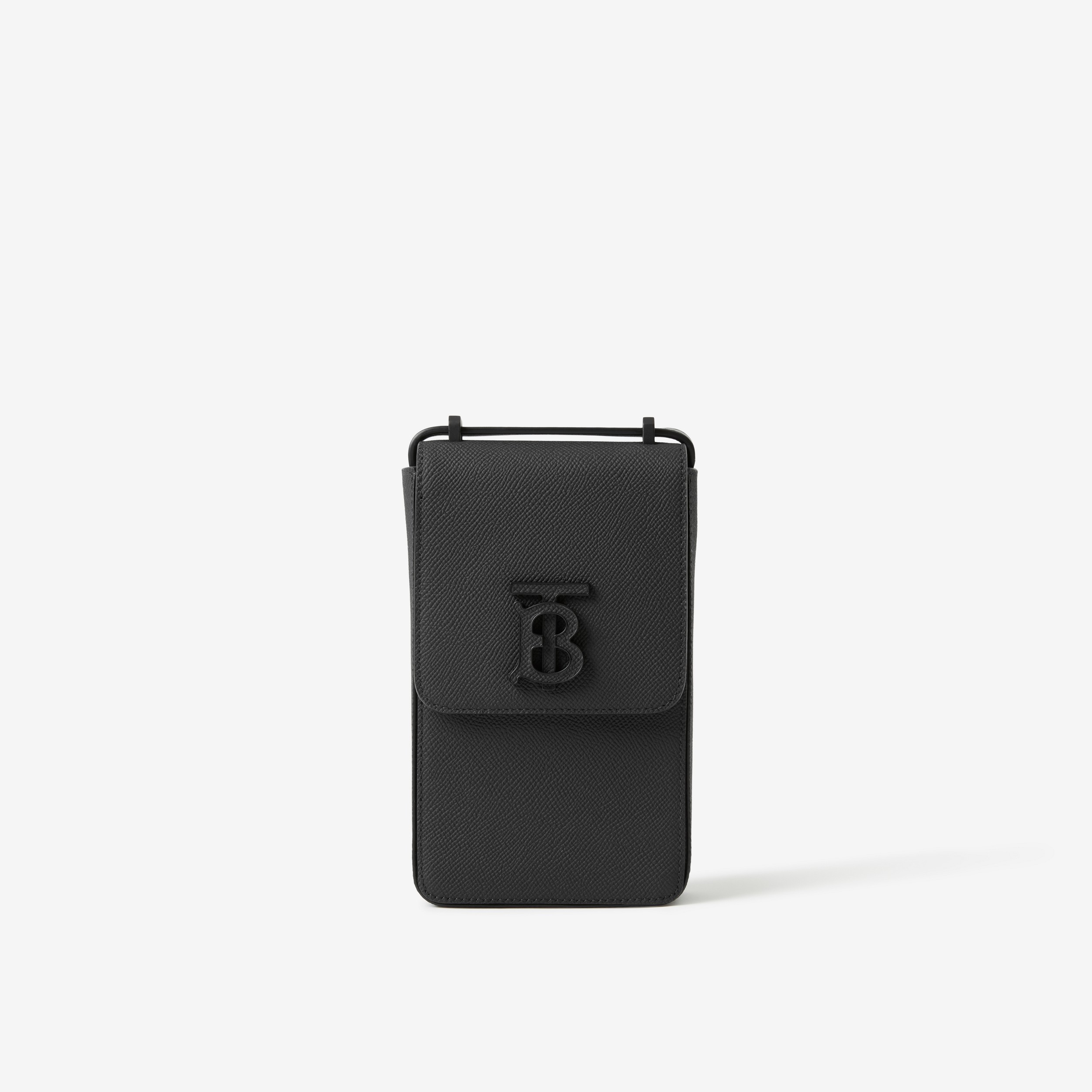 TB 专属标识手机包 (黑色) - 男士 | Burberry® 博柏利官网 - 1