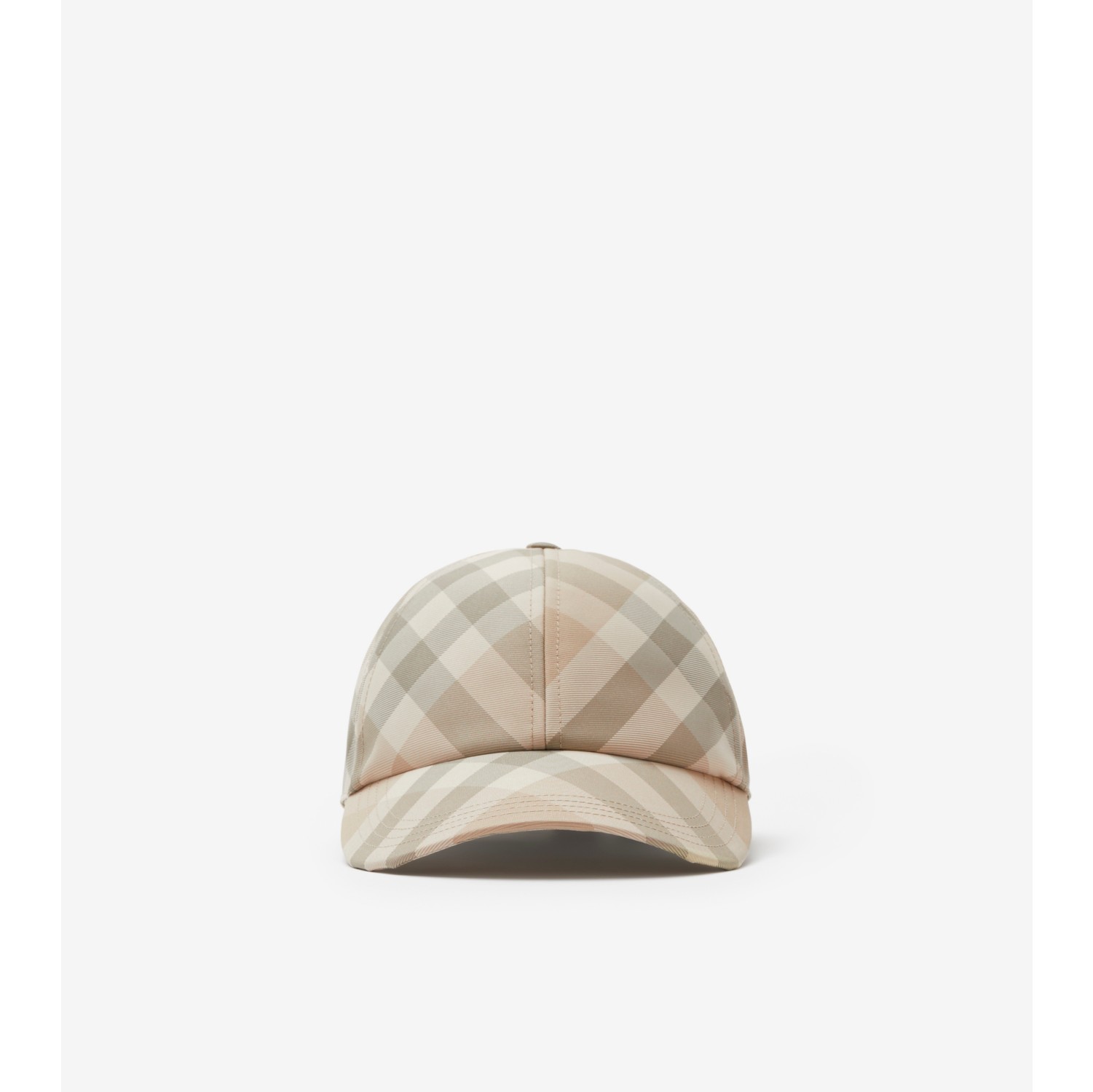 체크 야구 모자