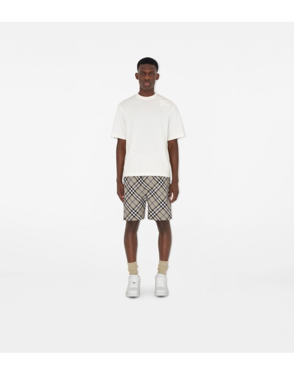 Mens burberry t shirt and shorts hotsell