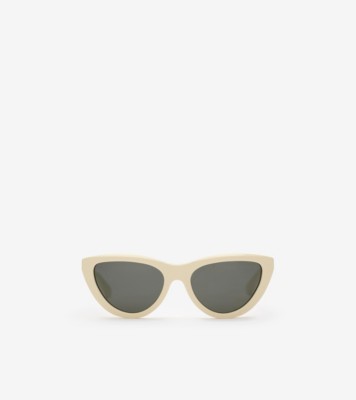 Classic Cat-eye Sunglasses in Beige - Women | Burberry® Official