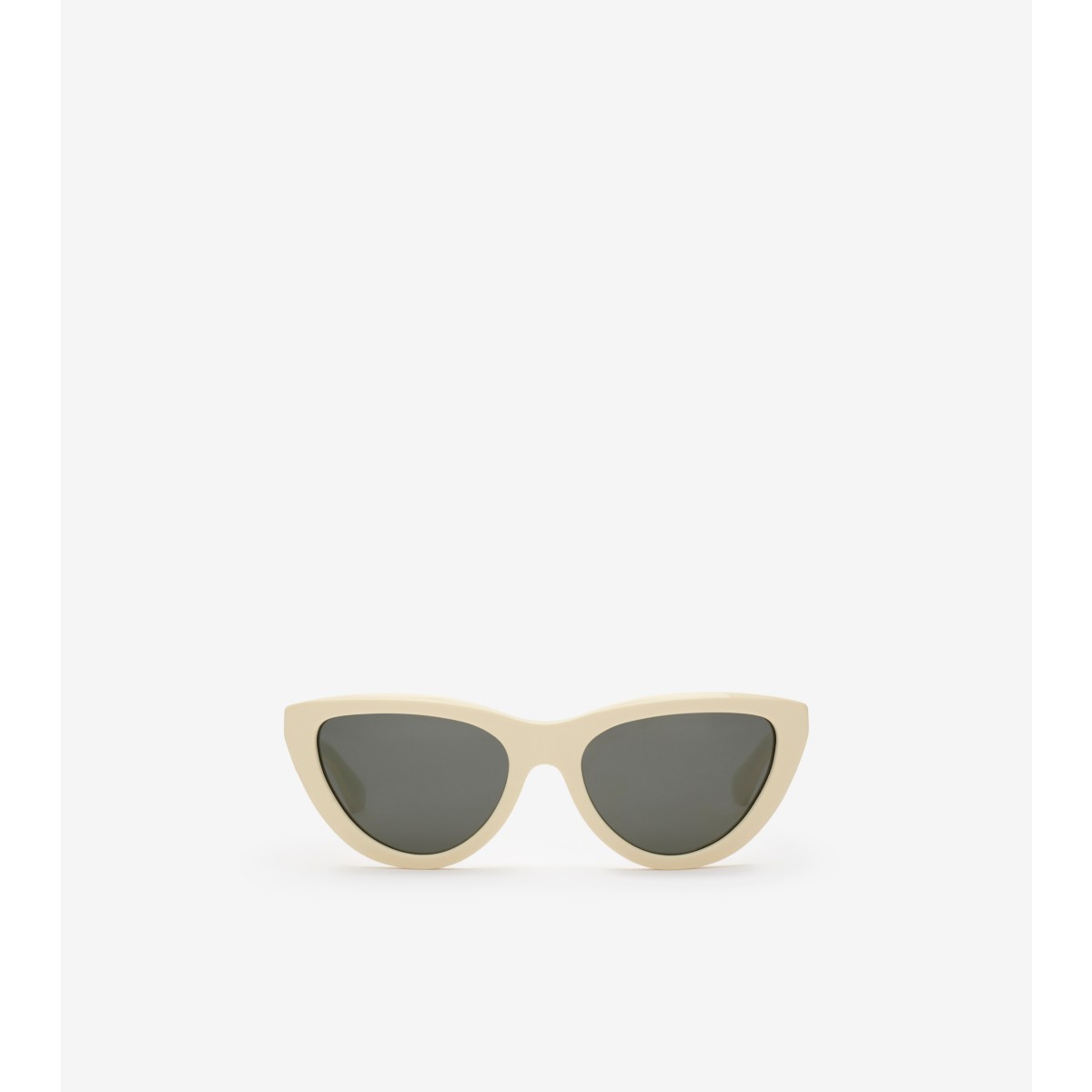Burberry Acetate Cat Eye Sunglasses In Beige