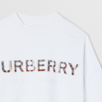 burberry embroidered sweatshirt