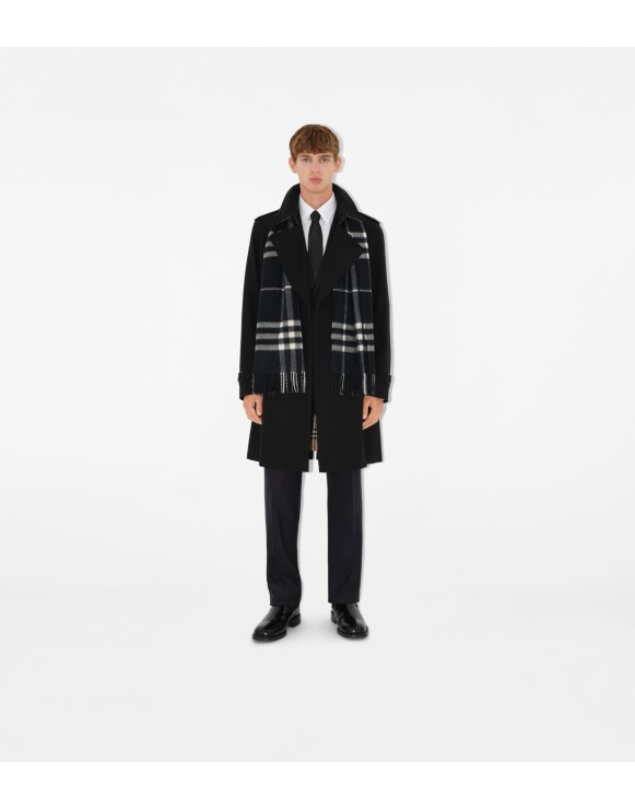 Burberry overcoat mens deals