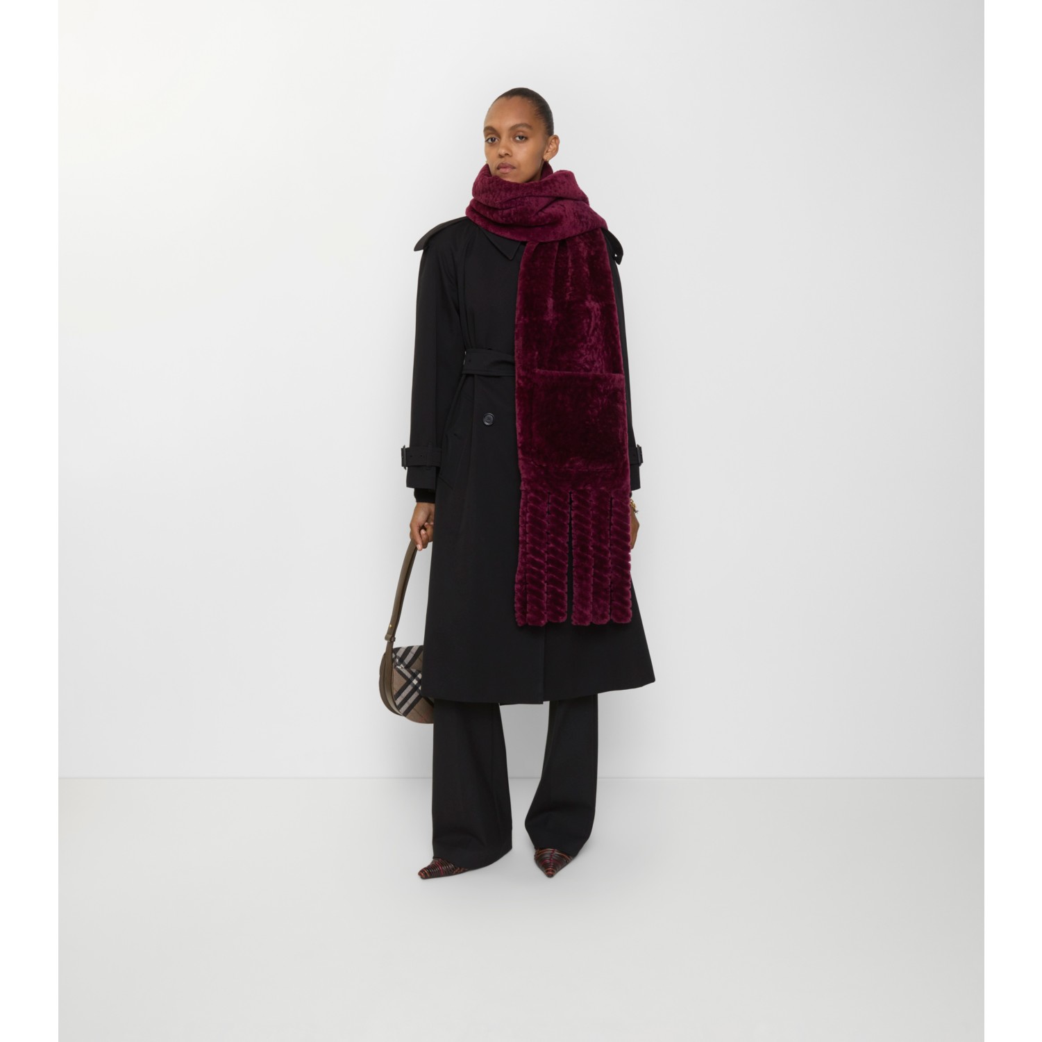 Shearling Scarf