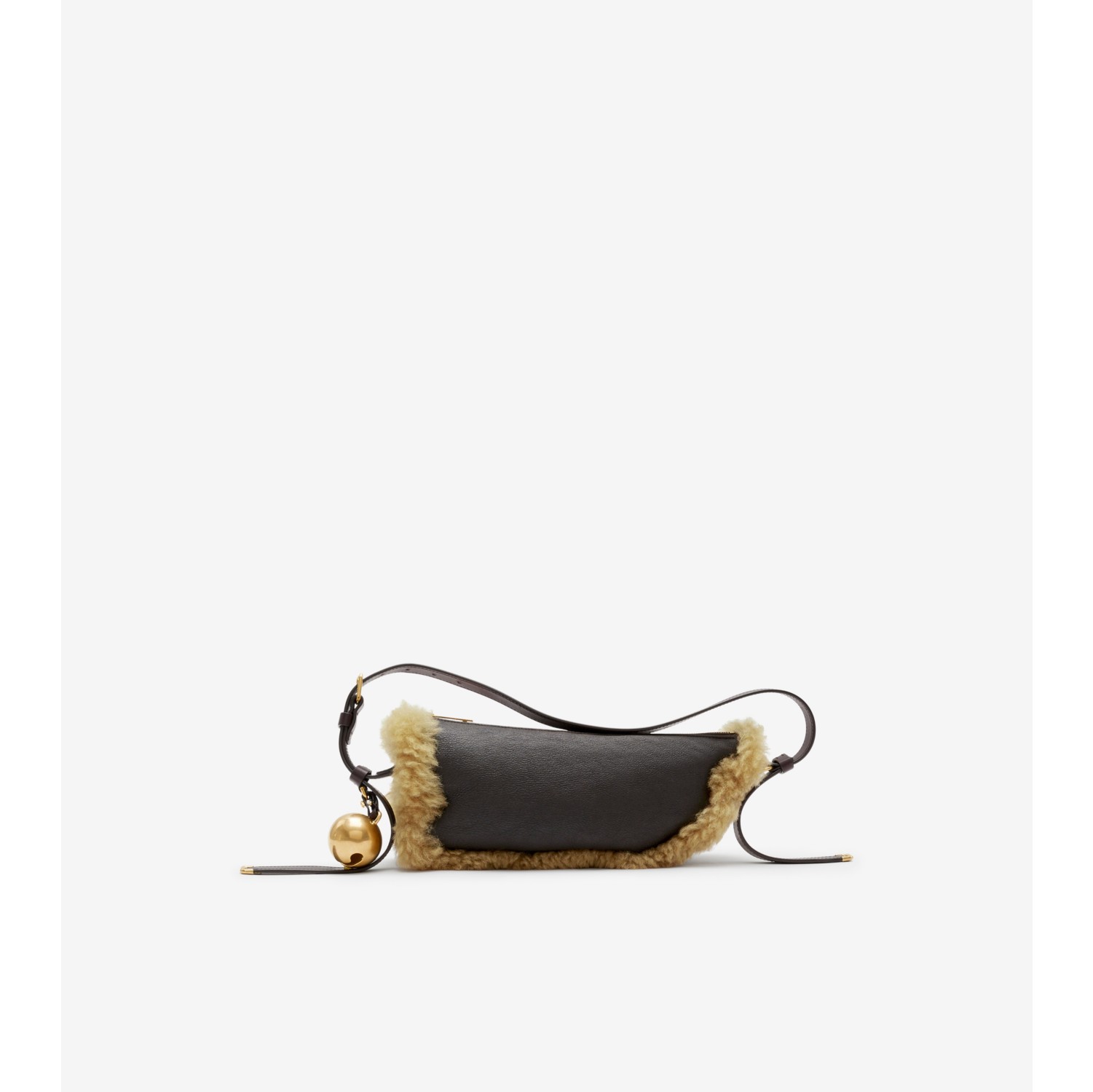 Small Shield Sling Bag in Moss Women Leather Burberry Official